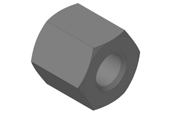 Trapezoidal Screw Drives - Steel/Niro Hexagon Nut - QKM16x2R1